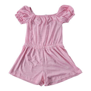 NWOT Young ❤️ Hearts Toddler Girl Tropical Romper 5